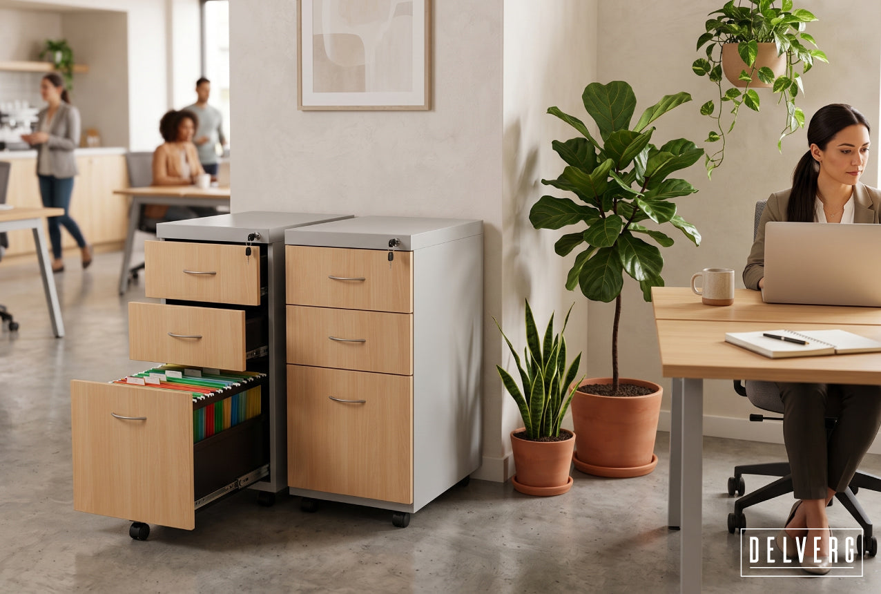 ARCHIVADOR 2X1 CON FRENTES EN MADERA