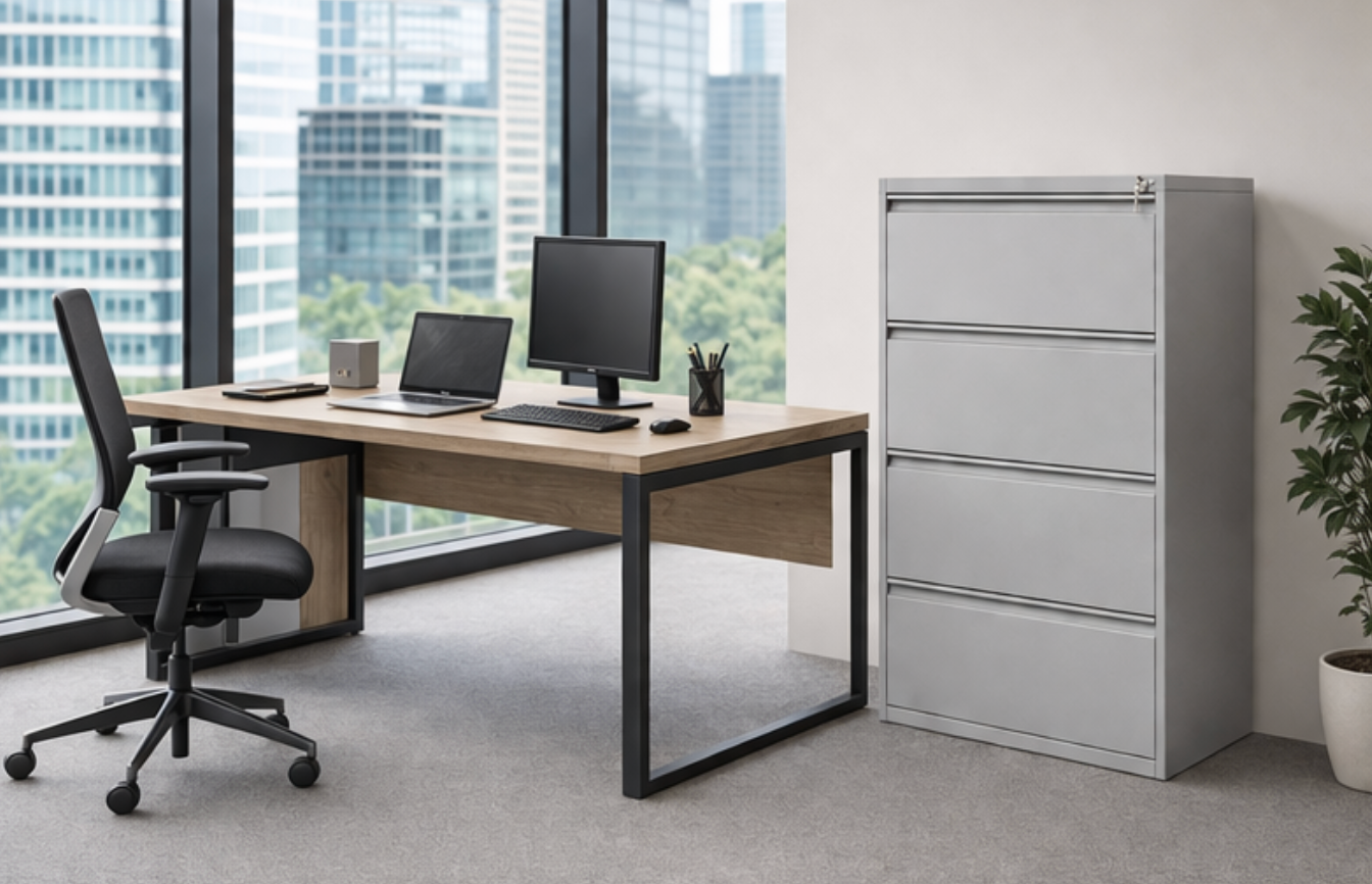 ARCHIVADOR CUATRO GAVETAS METALICO