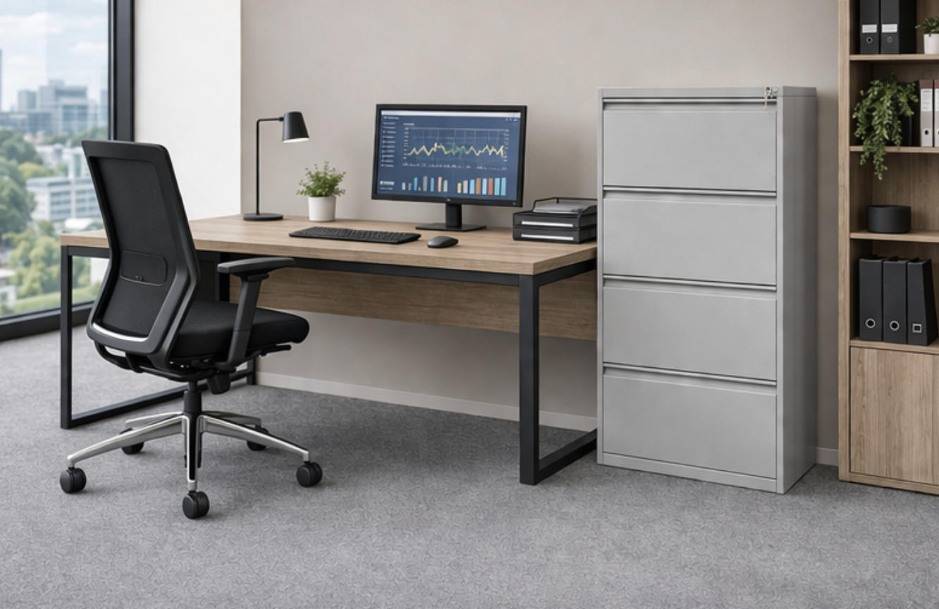 ARCHIVADOR CUATRO GAVETAS METALICO