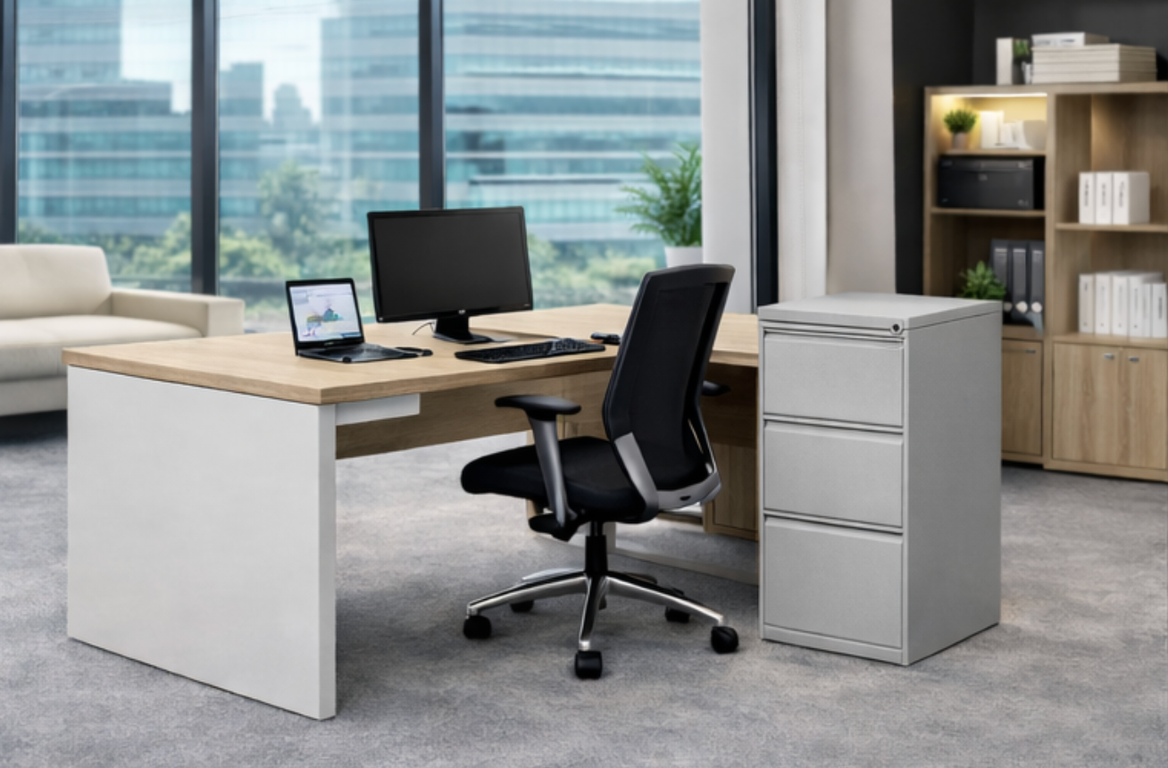 ARCHIVADOR VERTICAL DE 3 GAVETAS.