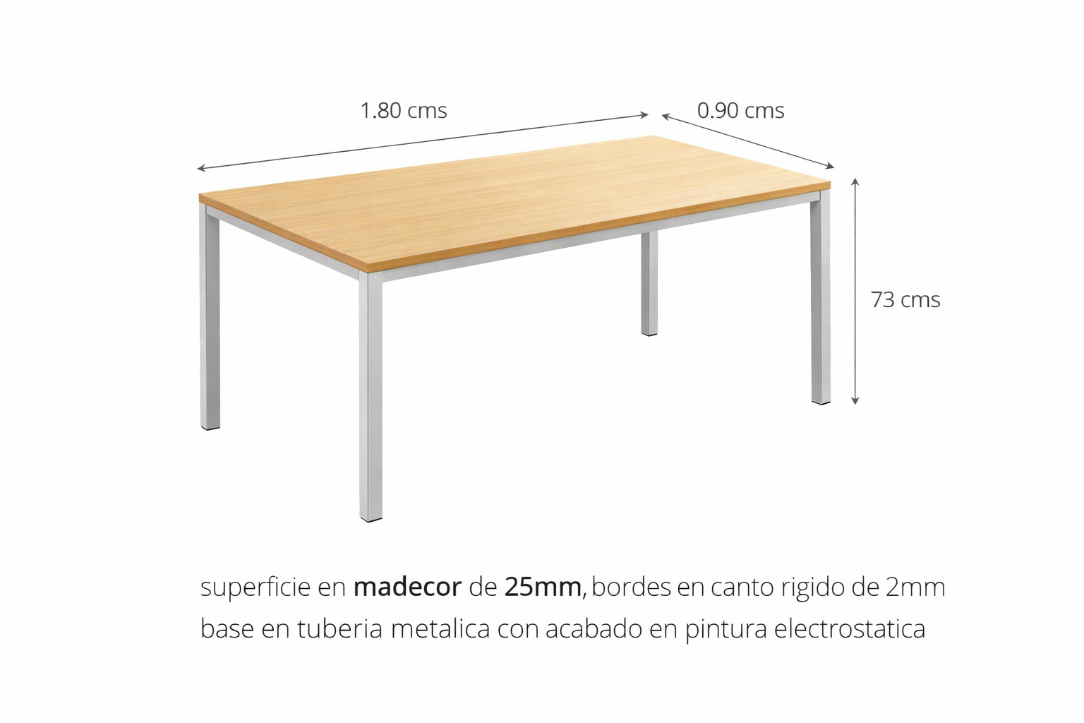 MESA DE JUNTAS BASE METALICA