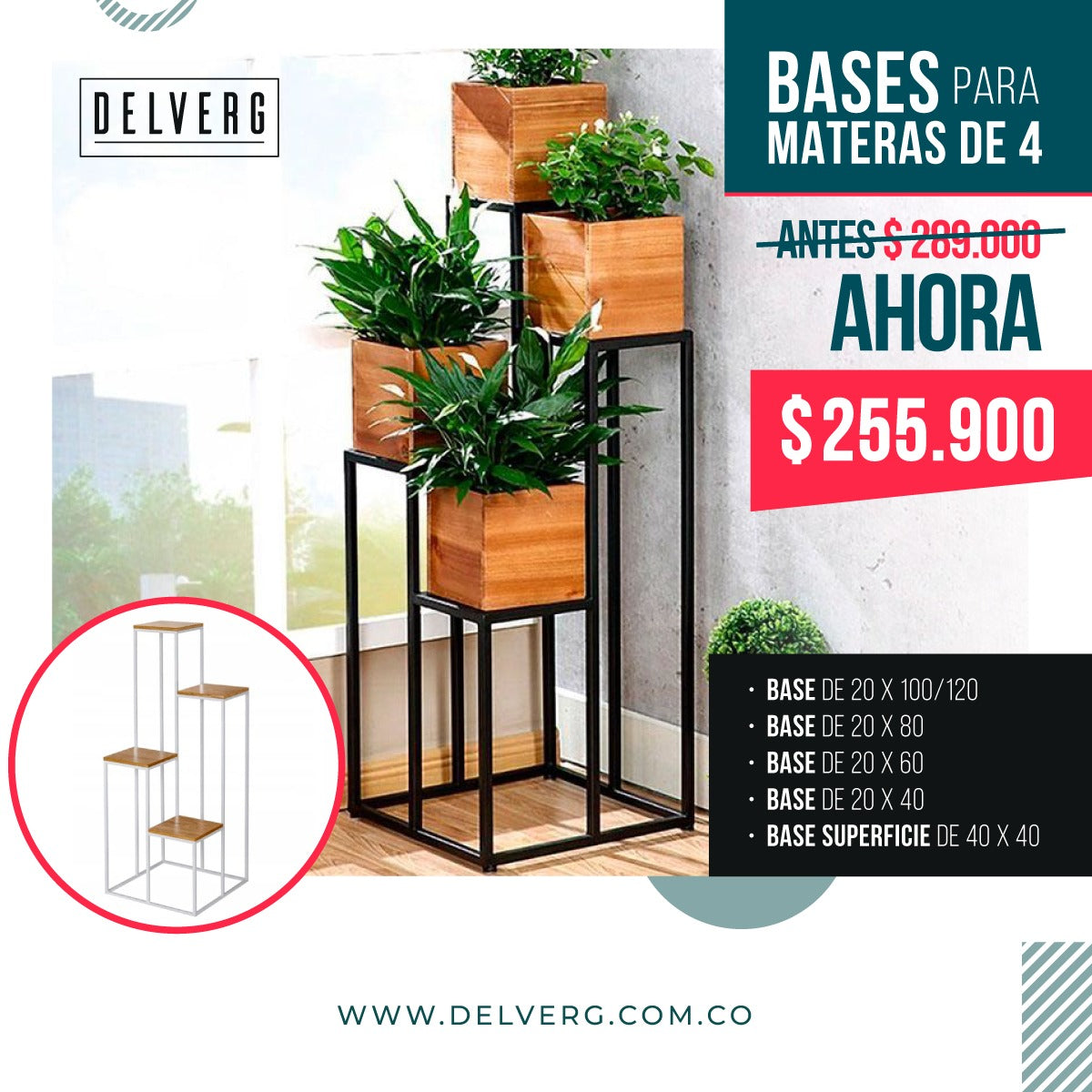 BASE PARA MATERA DE 4