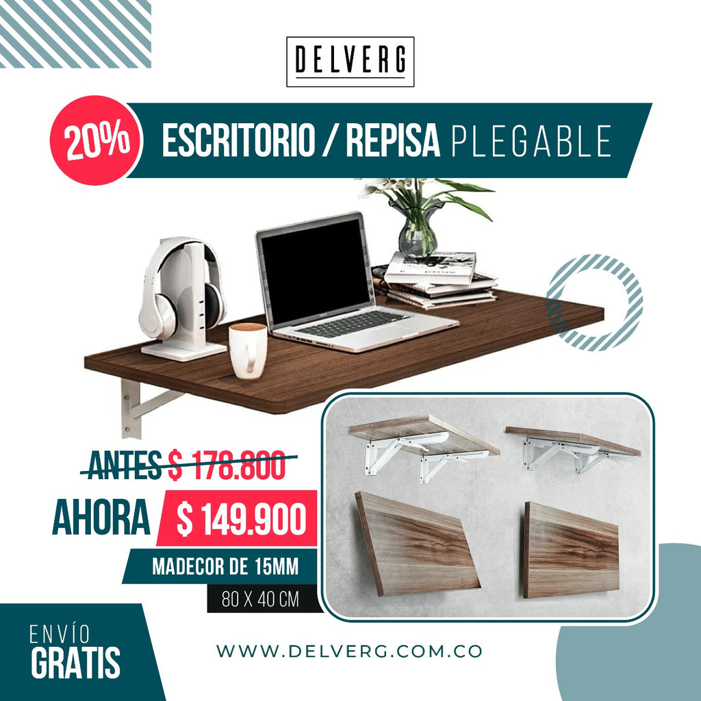 ESCRITORIO/ REPISA PLEGABLE - delverg.co