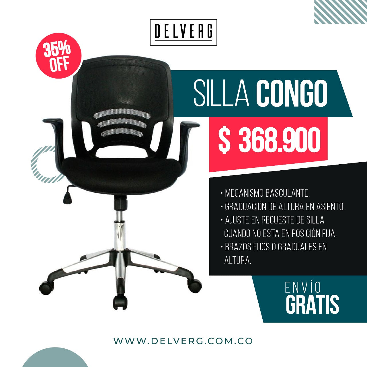 Silla Congo - delverg.co